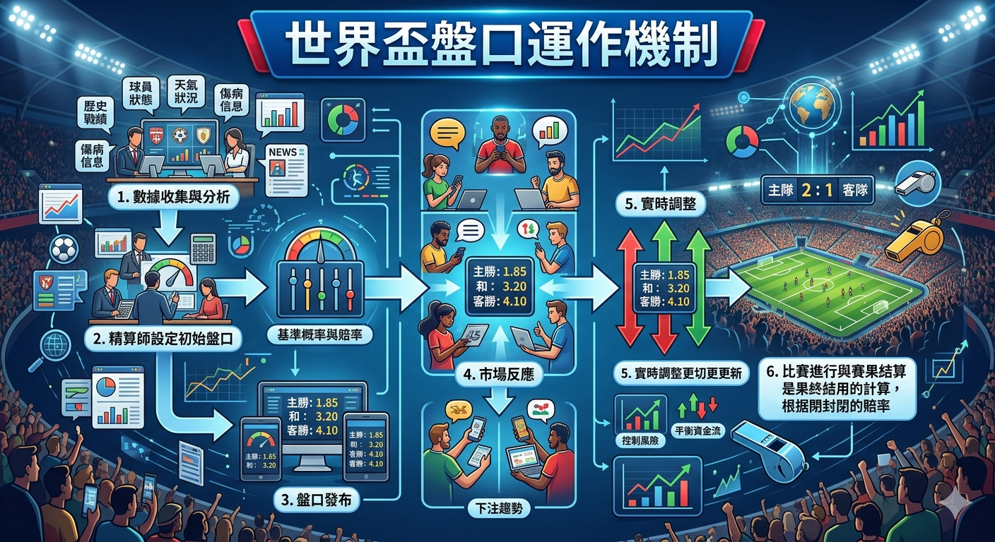 世界盃盤口運作機制