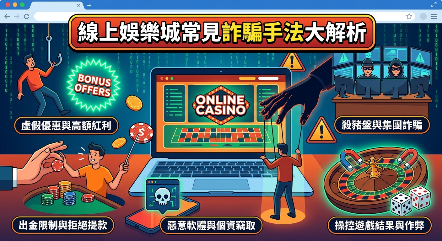 線上娛樂城常見詐騙手法大解析
